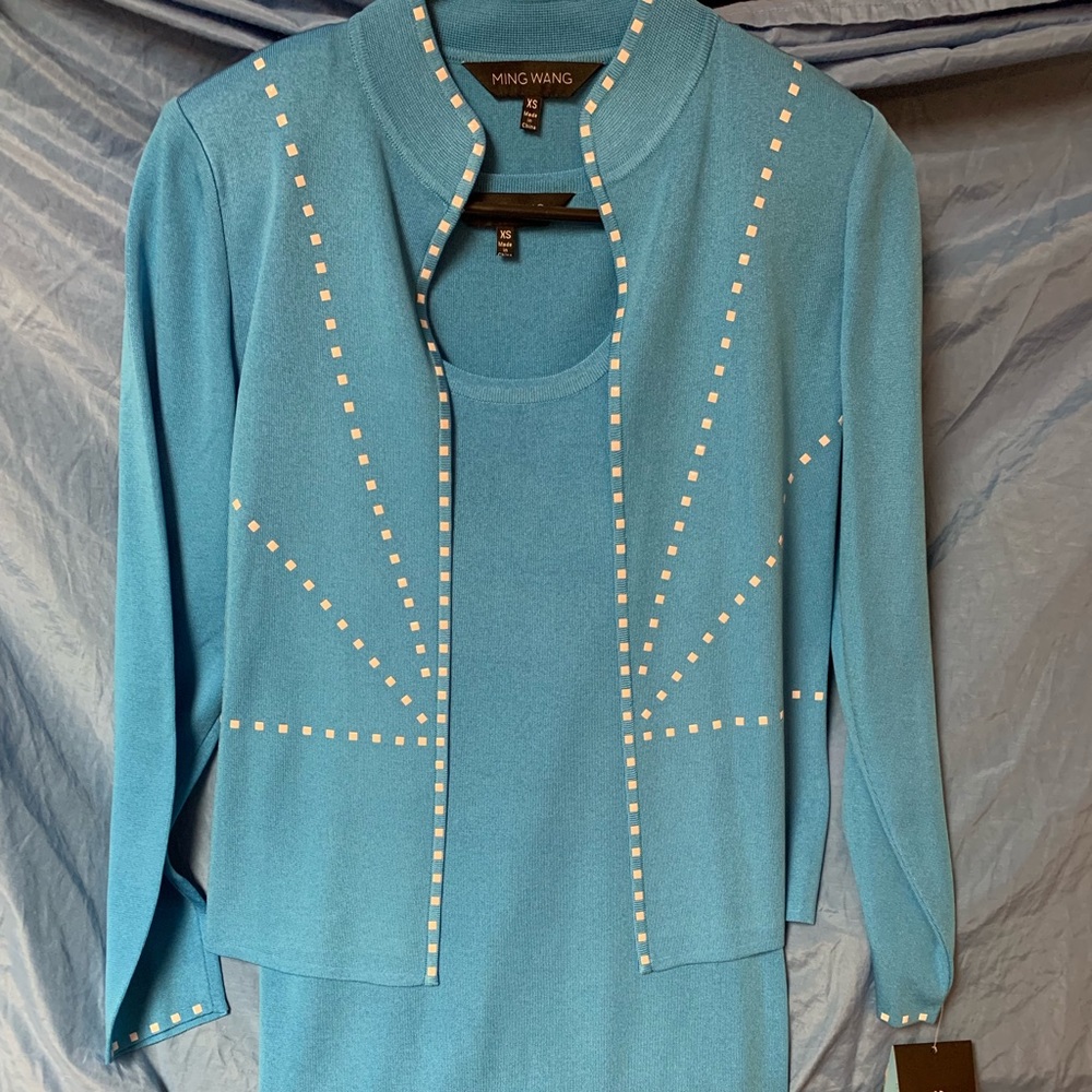 Ming Wang Dress & Jacket Combo